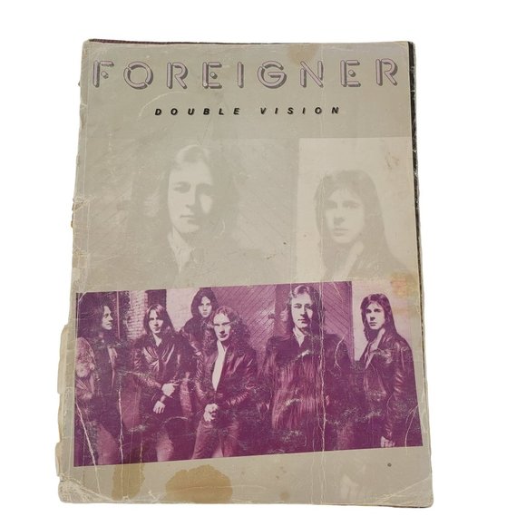 Foreigner Double Vision Paperback Music Vocal Piano Guitar Chords Sheet Music - Picture 1 of 12